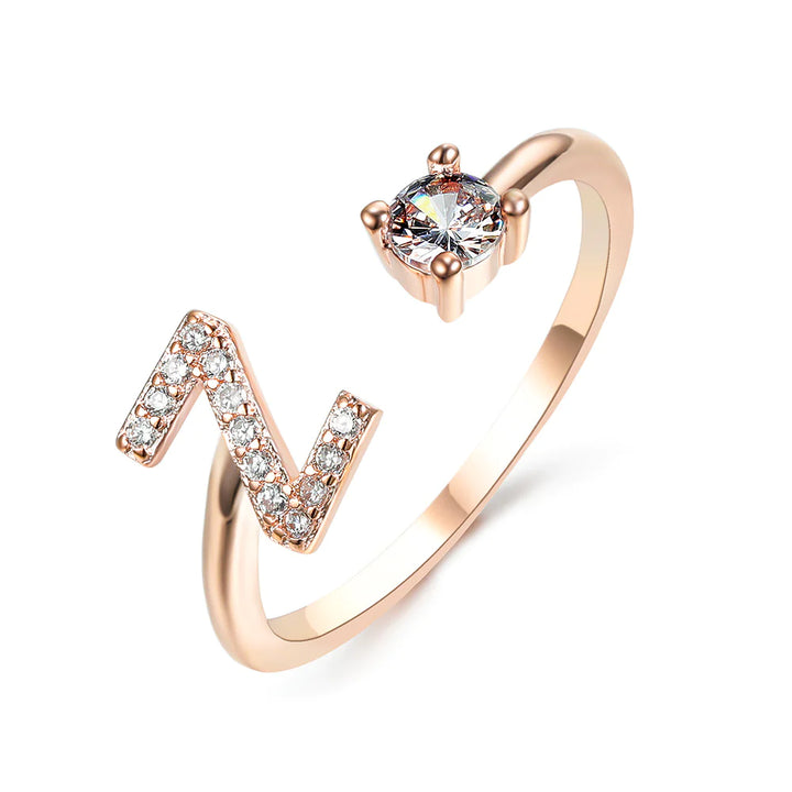 Letter Initials Ring