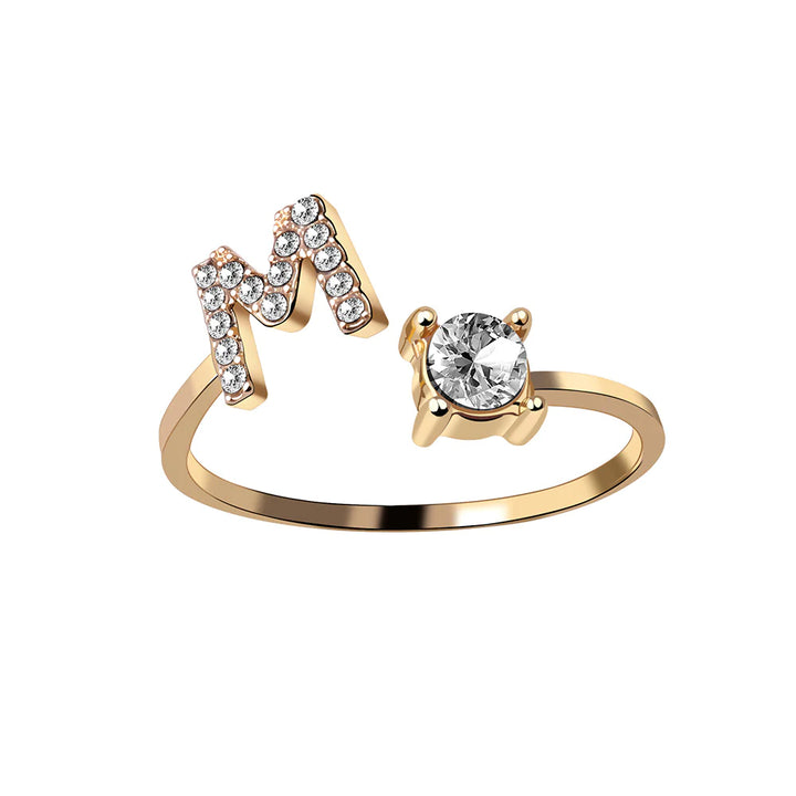 Letter Initials Ring